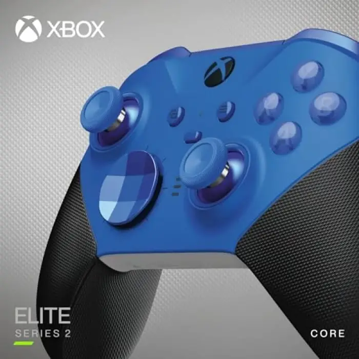 Elite Series 2 Core Wireless Gaming Controller – Blue Series X|S, One, Windows PC, Android, and iOS
