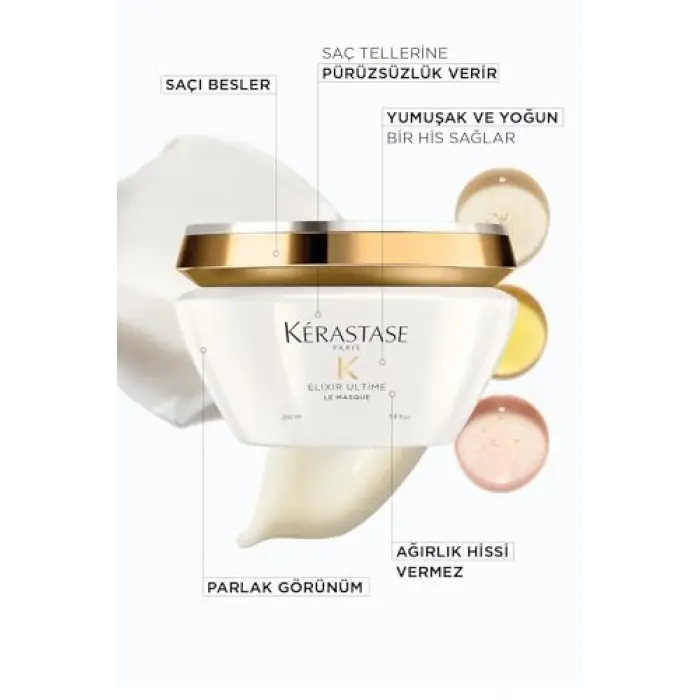 Elixir Ultime Le Masque Parlaklık Veren Saç Maskesi, 200 ml