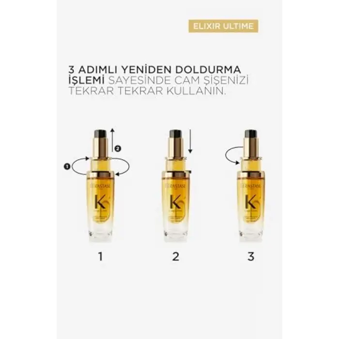 Elixir Ultime Refill Saç Bakım Seti 75 ml x 2