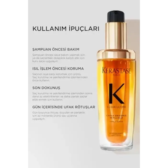 Elixir Ultime Refill Saç Bakım Seti 75 ml x 2