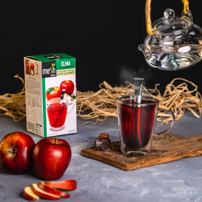 Elma Aromalı Stick Çay