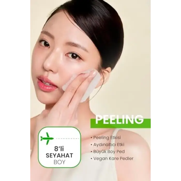 Elma Özlü Peeling Tonik Pedi, 8 Adet