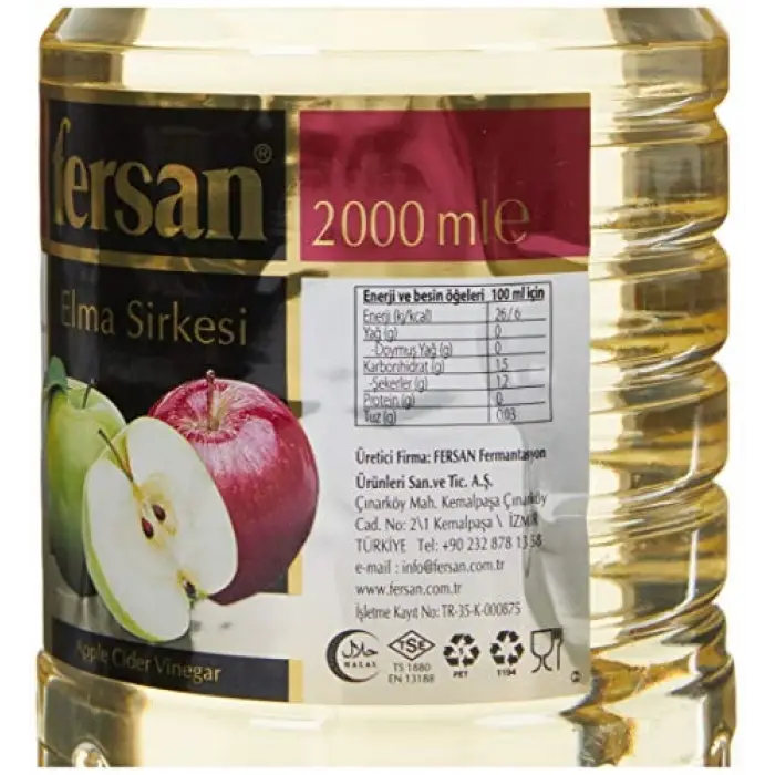Elma Sirkesi 2 L (3 paketi)