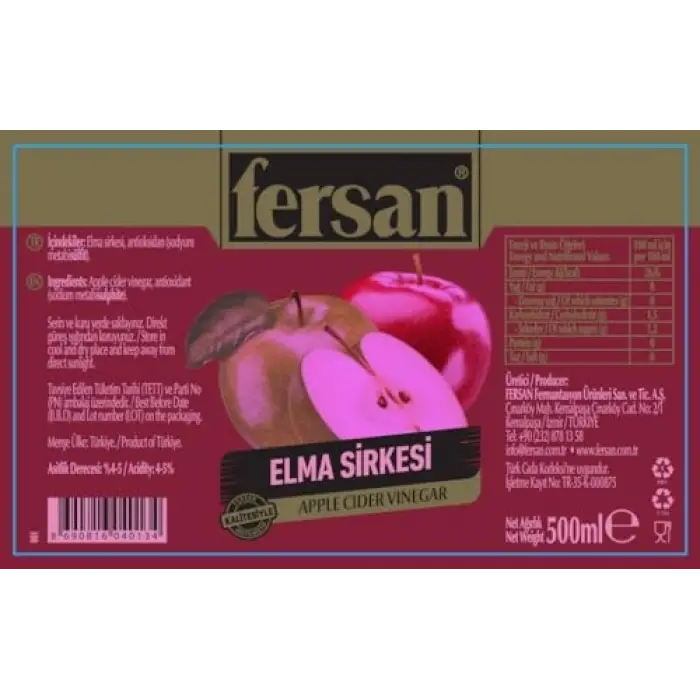 Elma Sirkesi 500 ml