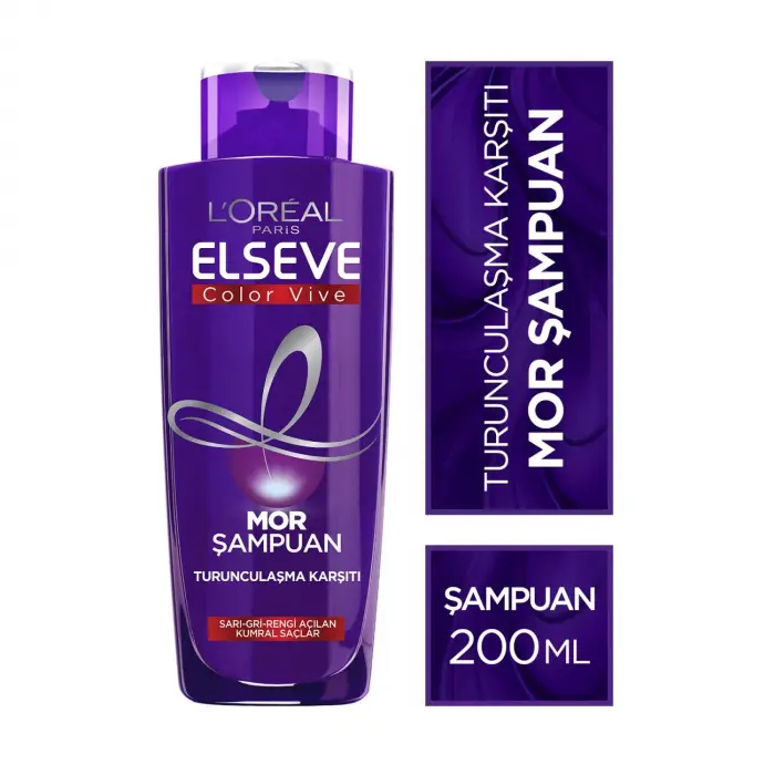 Elseve Turunculaşma Karşıtı Mor Şampuan 200 ml
