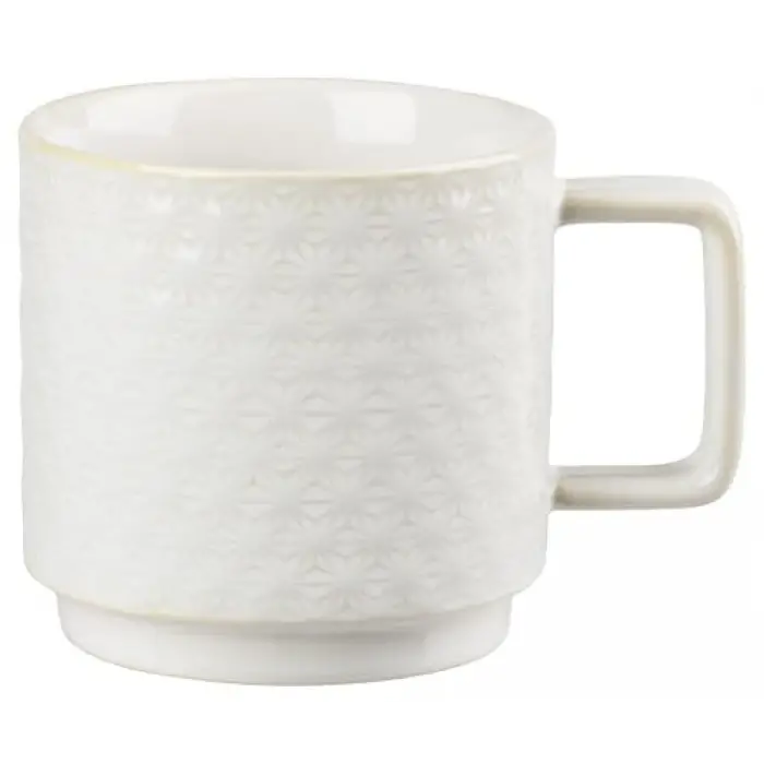Elstra taş kupa, kirli beyaz, 500 ml