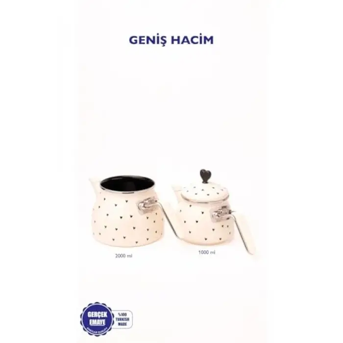 Emaye Çaydanlık