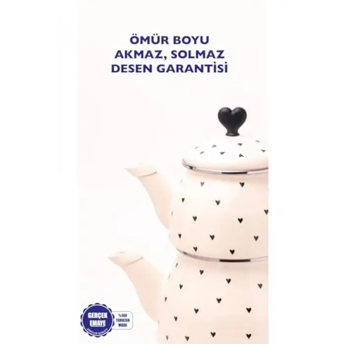 Emaye Çaydanlık