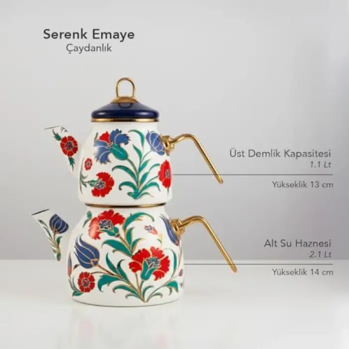 Emaye Çaydanlık