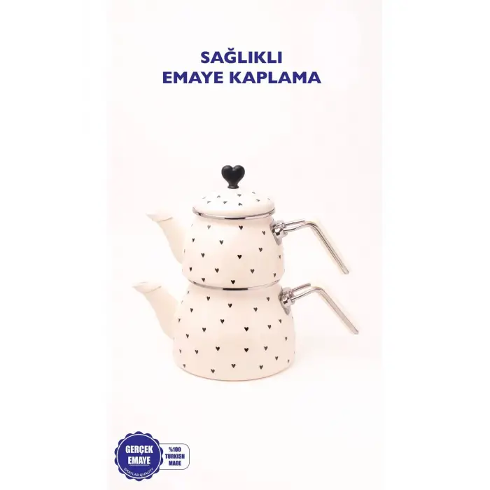 Emaye Çaydanlık