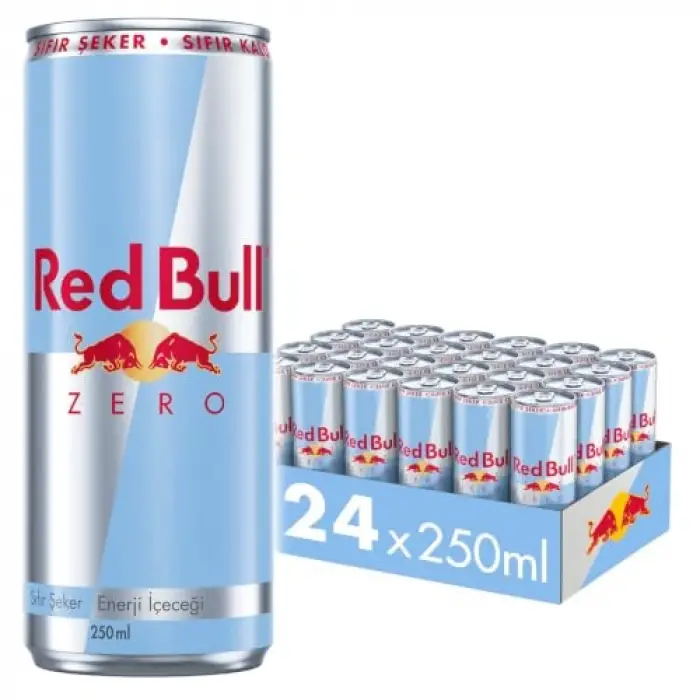 Enerji İçeceği Zero; Sıfır Şeker, 250 ml x 24 Adet