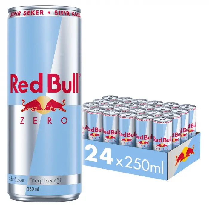 Enerji İçeceği Zero; Sıfır Şeker, 250 ml x 24 Adet