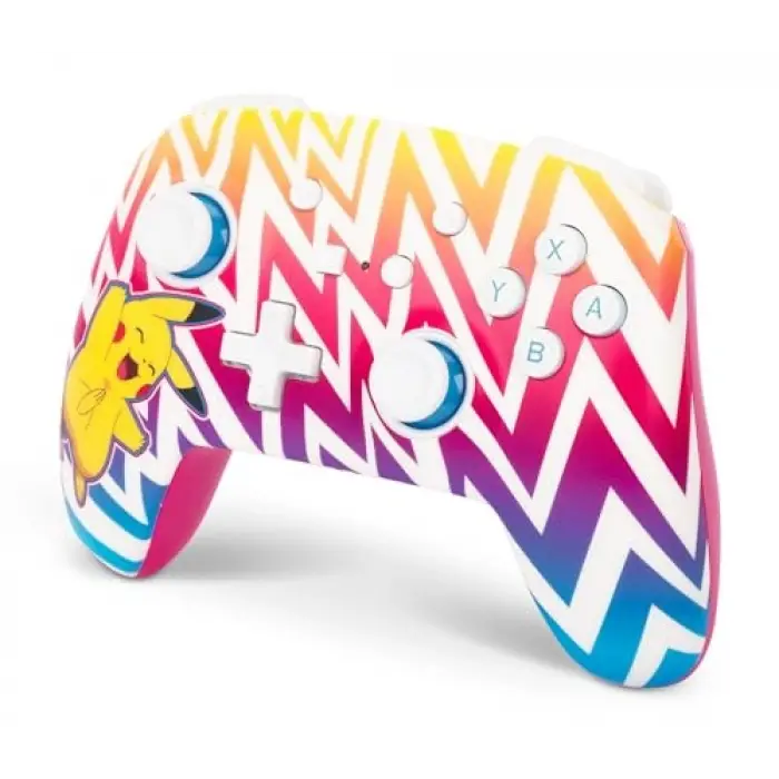 Enhanced Wireless Controller; Nintendo Switch/Switch Lite/Switch-OLED Model, Nintendo Switch 2, Pikachu Vibrant, Gamepad, Bluetooth, Advanced Gaming Buttons, officially licensed