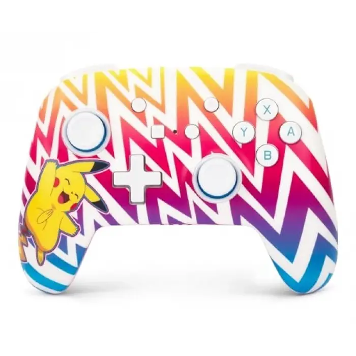 Enhanced Wireless Controller; Nintendo Switch/Switch Lite/Switch-OLED Model, Nintendo Switch 2, Pikachu Vibrant, Gamepad, Bluetooth, Advanced Gaming Buttons, officially licensed