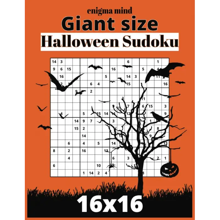 Enigma Mind Giant Size Halloween Sudoku 16x16