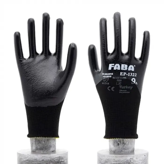 EP-1322 Nitril Kaplı Polyester Eldiven
