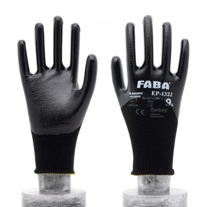 EP-1322 Nitril Kaplı Polyester Eldiven