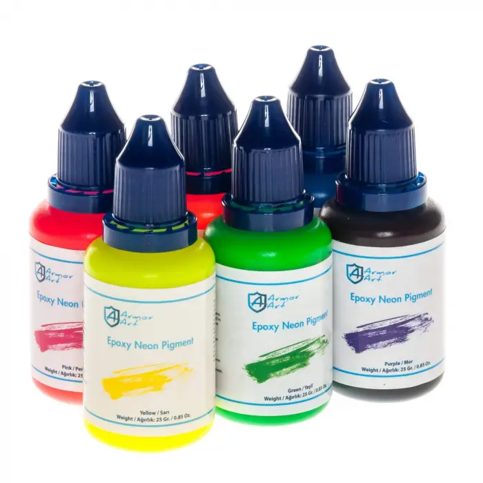 Epoksi Neon Pigment 6lı Set