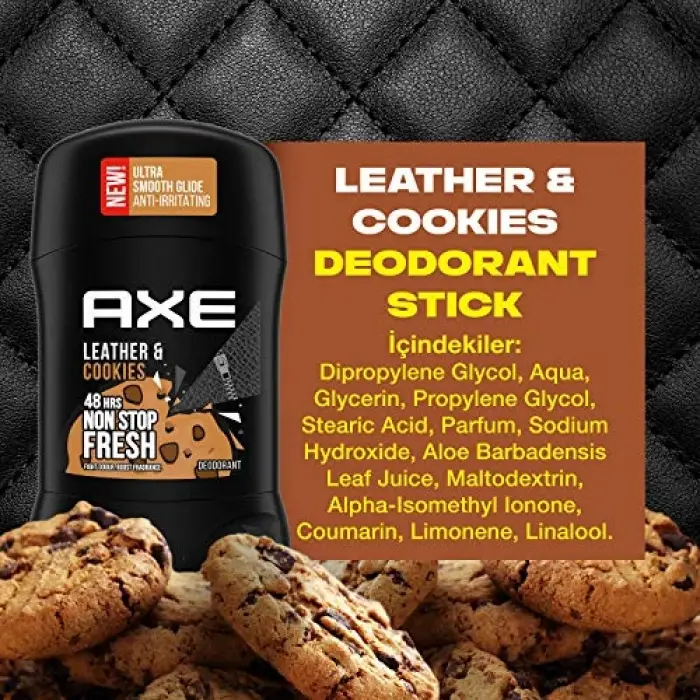 Erkek Deodorant Stick Leather&Cookies (50 ml)