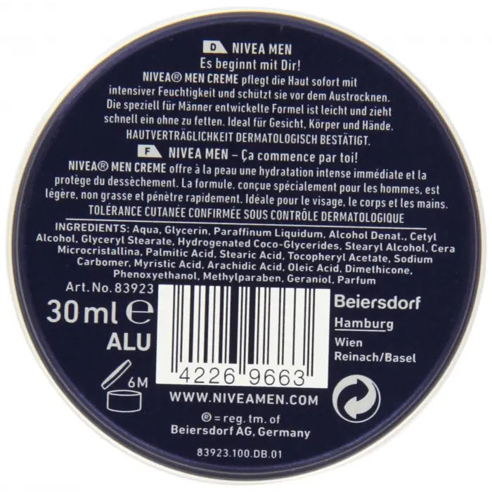 Erkek Krem 30 Ml