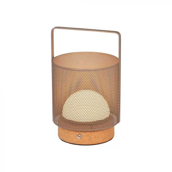 Erta 04 Kahve Şarjlı Masa Lambası 1X1.5W 4000K