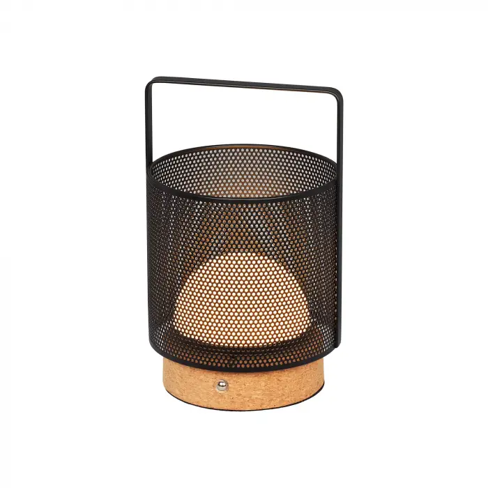Erta 04 Siyah Şarjlı Masa Lambası 1X1.5W 4000K
