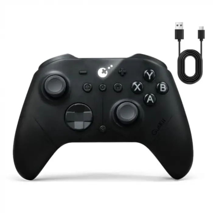 ES Pro Wireless PC Controller –3.25ms Low Latency; Tmr Joysticks | PC/Buhar/Anahtar/Android/iOS, Anti-Drift/Anti-Snapback, Anahtar 2 Uyandırma, Gyro Hareket Amaç, 30H Pil, Hall Tetik