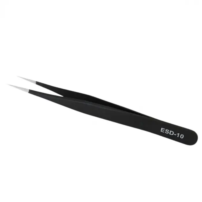 Esd-10 Antistatik Siyah Cımbız
