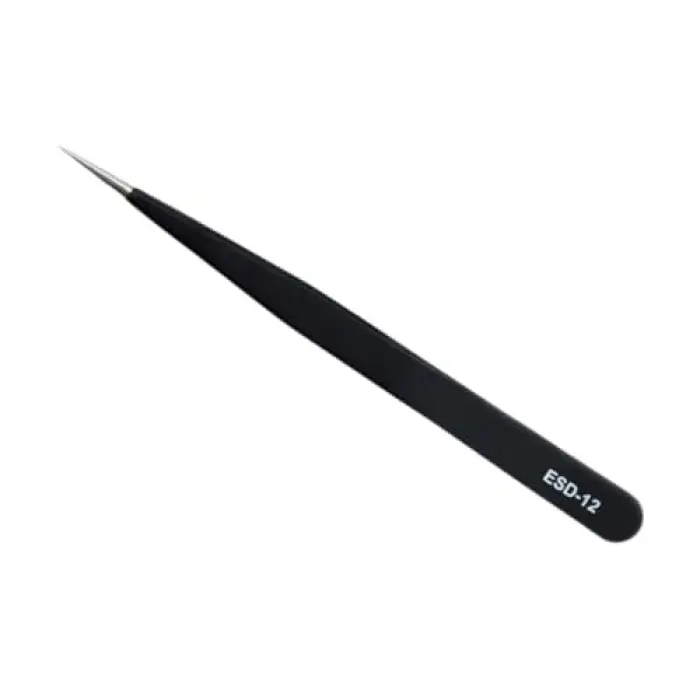 Esd-12 siyah antistatik cımbız