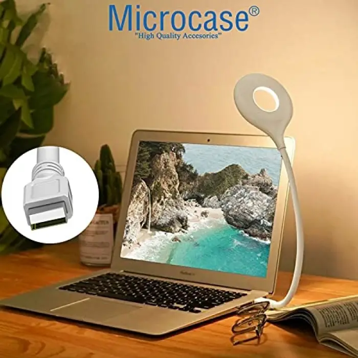 Esnek 30 cm USB LED Notebook ve Kitap Okuma Masa Lambası AL2656