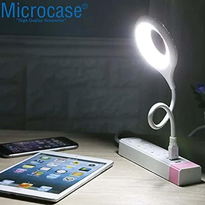 Esnek 30 cm USB LED Notebook ve Kitap Okuma Masa Lambası AL2656