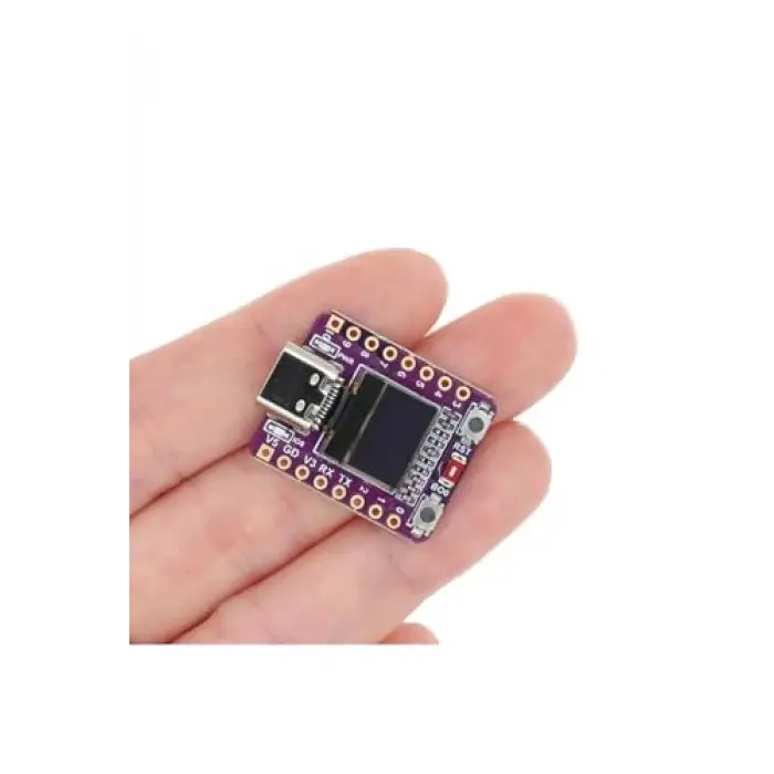 ESP32 C3 0.42 inch OLED LCD Super Mini kart, WiFi Bluetooth, Type-C USB, 160Mhz, 4MB Flash, Dvm.101.637