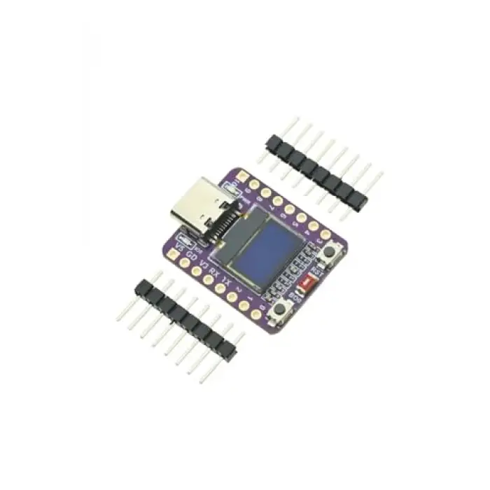 ESP32 C3 0.42 inch OLED LCD Super Mini kart, WiFi Bluetooth, Type-C USB, 160Mhz, 4MB Flash, Dvm.101.637