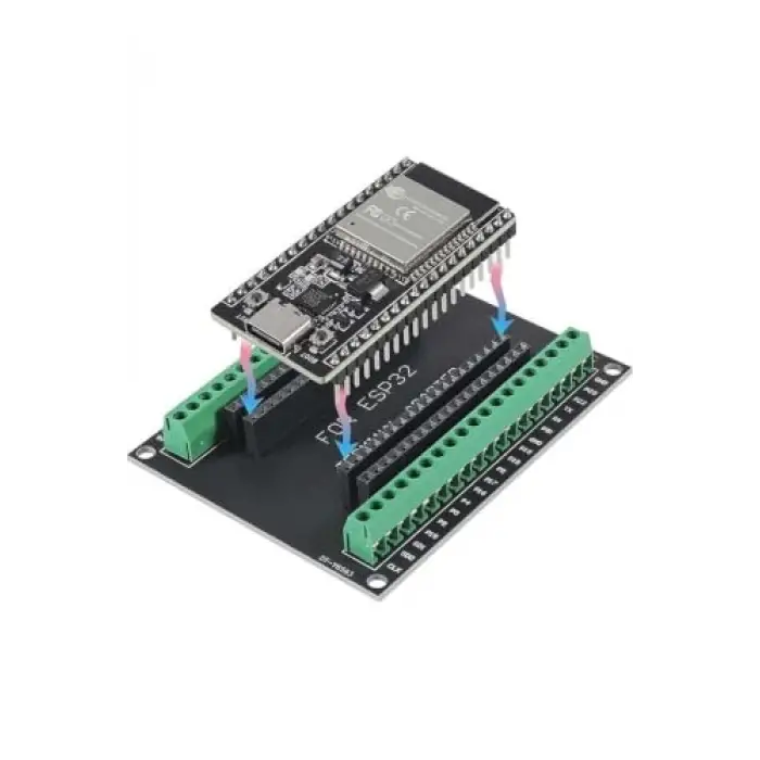 ESP32S için 38 pin klemens shield
