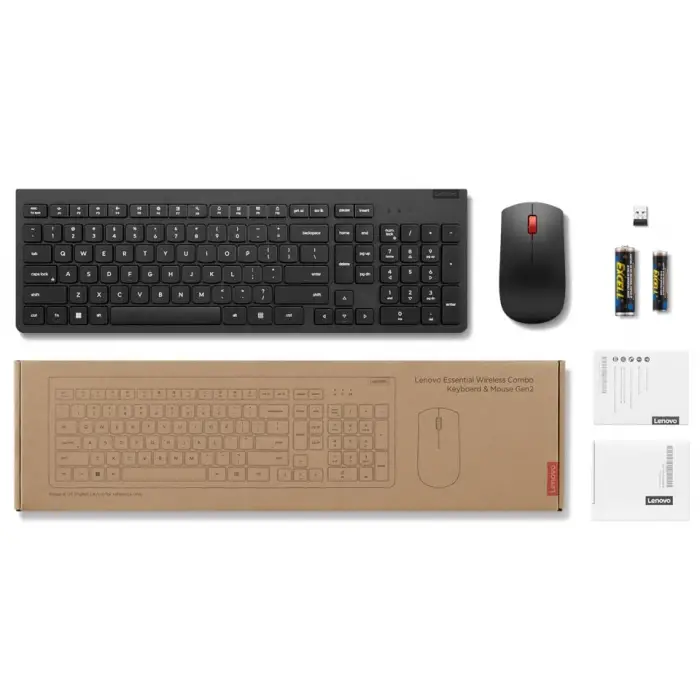 Essential Gen2 Kablosuz Klavye Mouse Set, Türkçe Q, 4X31N50744