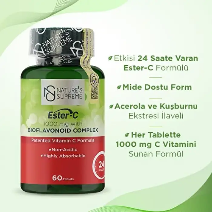 Ester-C 1000 Mg C Vitamini 60 Tablet