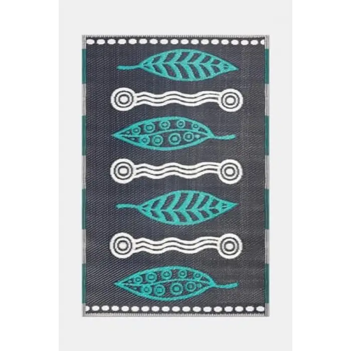 Esterilla Katlanabilir Hasır Kilim Mat | Çift Taraflı-Plaj-Piknik-Kamp-Bahçe-Balkon-Teras-Karavan