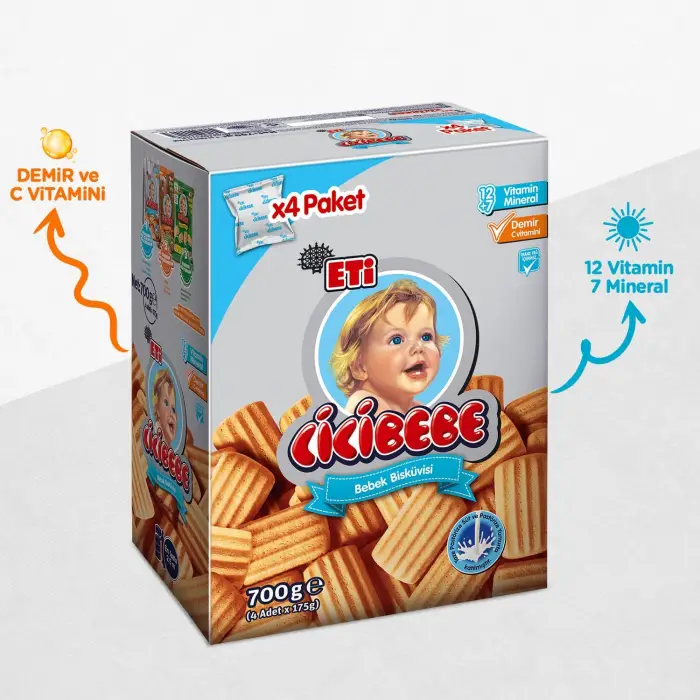 Eti Cicibebe Bisküvi 700 g x 1 Adet
