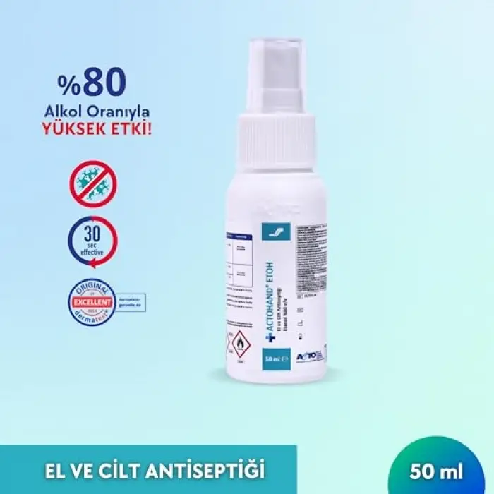 Etoh 50 ml El ve Cilt Antiseptiği