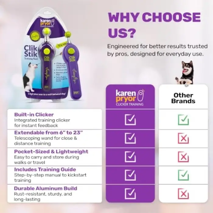 Evcil Hayvan Eğitimi için Clik Stik