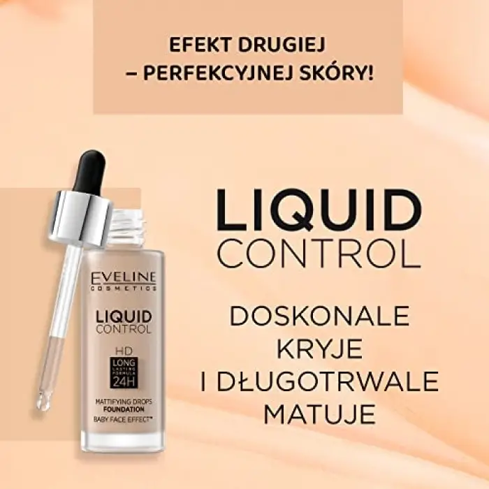 Eveline Liquid Control Foundation İn Dropper /015/- Bej