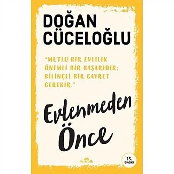 Evlilik Öncesi Dönem Üzerine