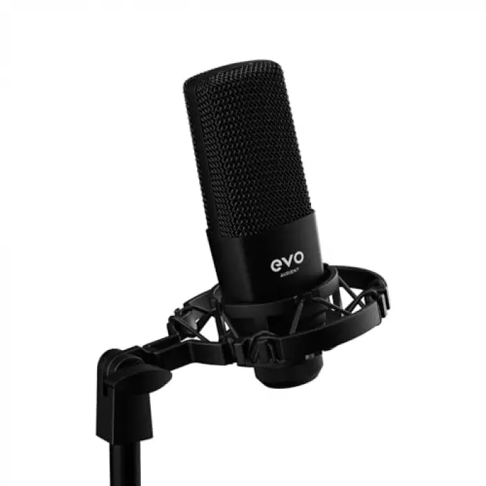 Evo Start Recording Bundle (Evo 4 Ses Kartı, SR1 Geniş Diyaframlı Kondenser Mikrofon, SR2000 Kapalı Stüdyo Kulaklıkları, Mikrofon Shock Mountu ve Xlr Bağlantı Kablosu), Siyah