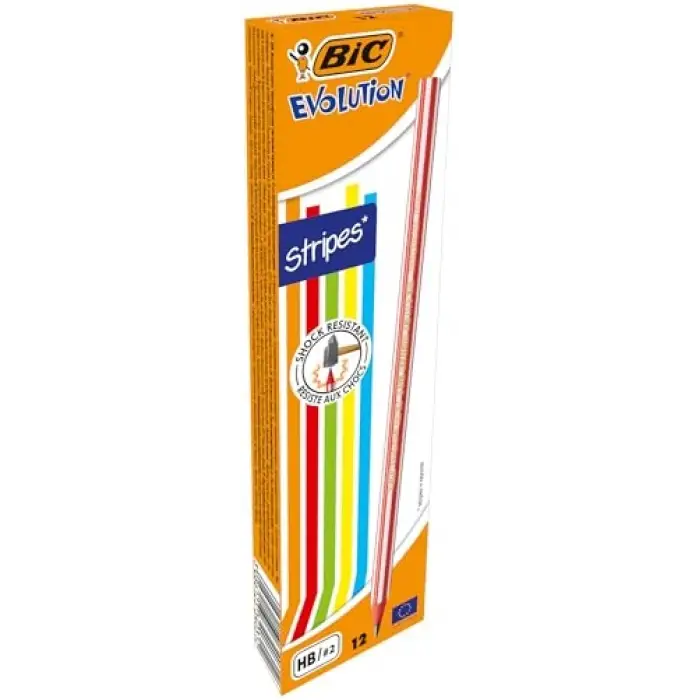 Evolution Stripes Kurşun Kalem, 12li Kutu