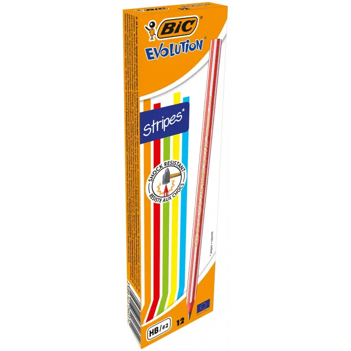 Evolution Stripes Kurşun Kalem, 12li Kutu