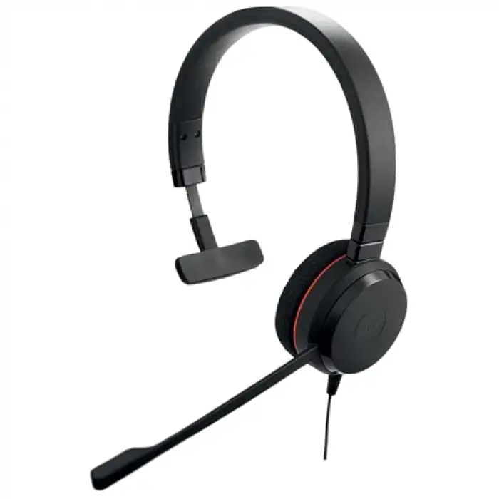 Evolve 20 Mono USB-C/A Kulaklık, VoIP Softphone için, Siyah