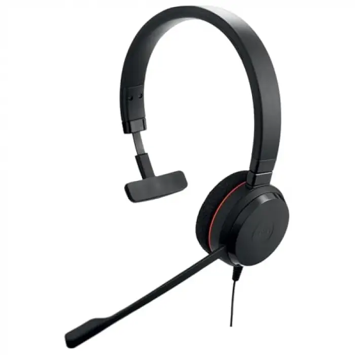 Evolve 20 Mono USB-C/A Kulaklık, VoIP Softphone için, Siyah