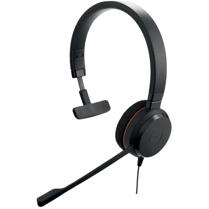 Evolve 20 Mono USB-C/A Kulaklık, VoIP Softphone için, Siyah