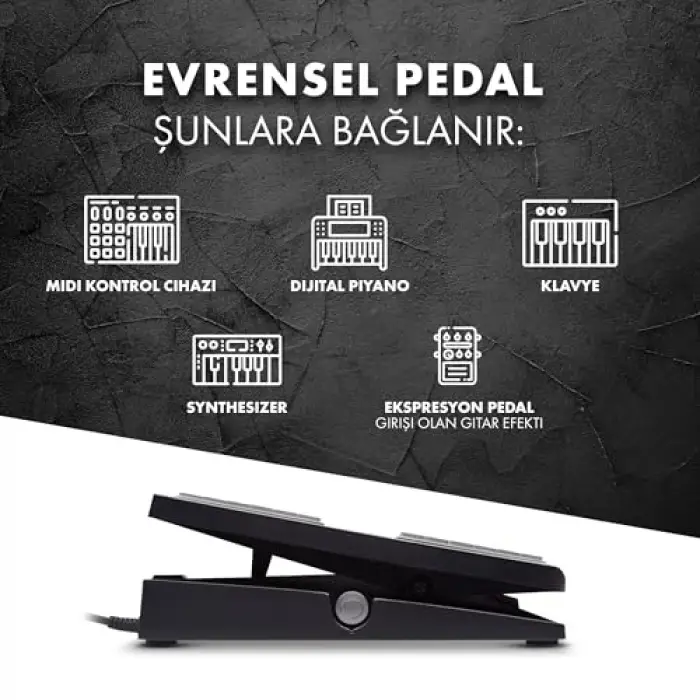 EX-P Klavye Expression Pedalı