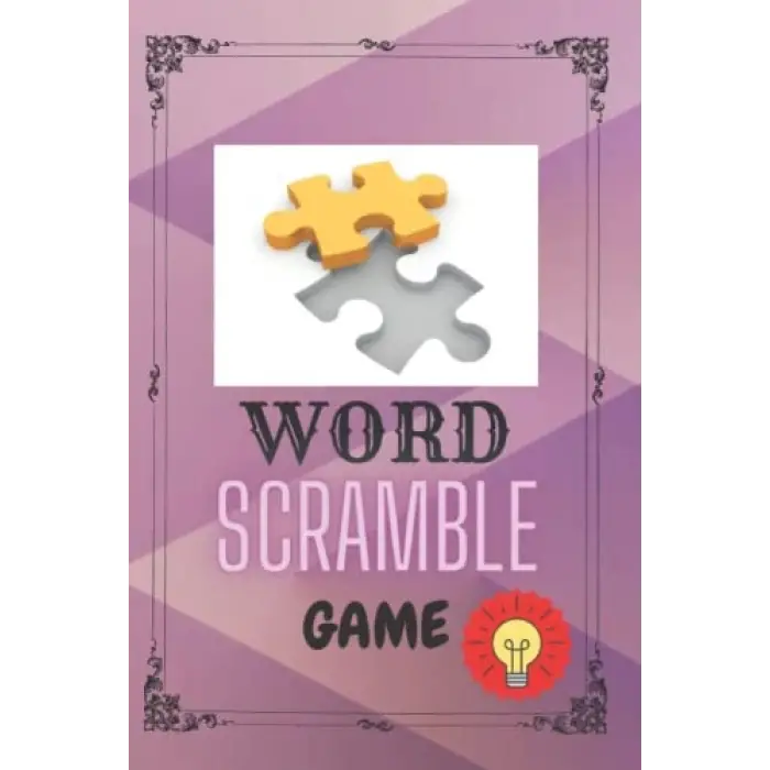 Exciting Word scramble game with solutions